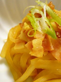ベーコンと大根のカレーきんぴら-レシピのメイン写真