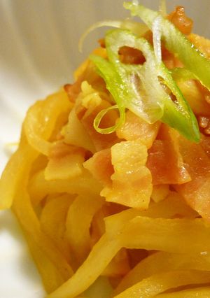 ベーコンと大根のカレーきんぴら-レシピのメイン写真