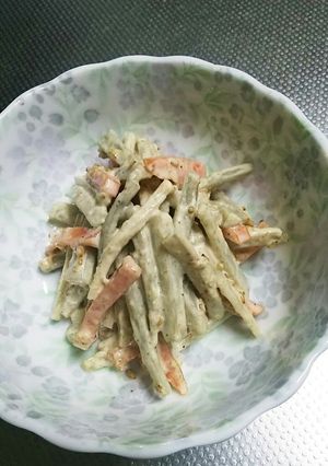 お弁当対策にも❗ 簡単和風ごぼうサラダ-レシピのメイン写真