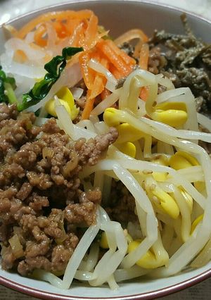 お手軽 ビビンバ-レシピのメイン写真