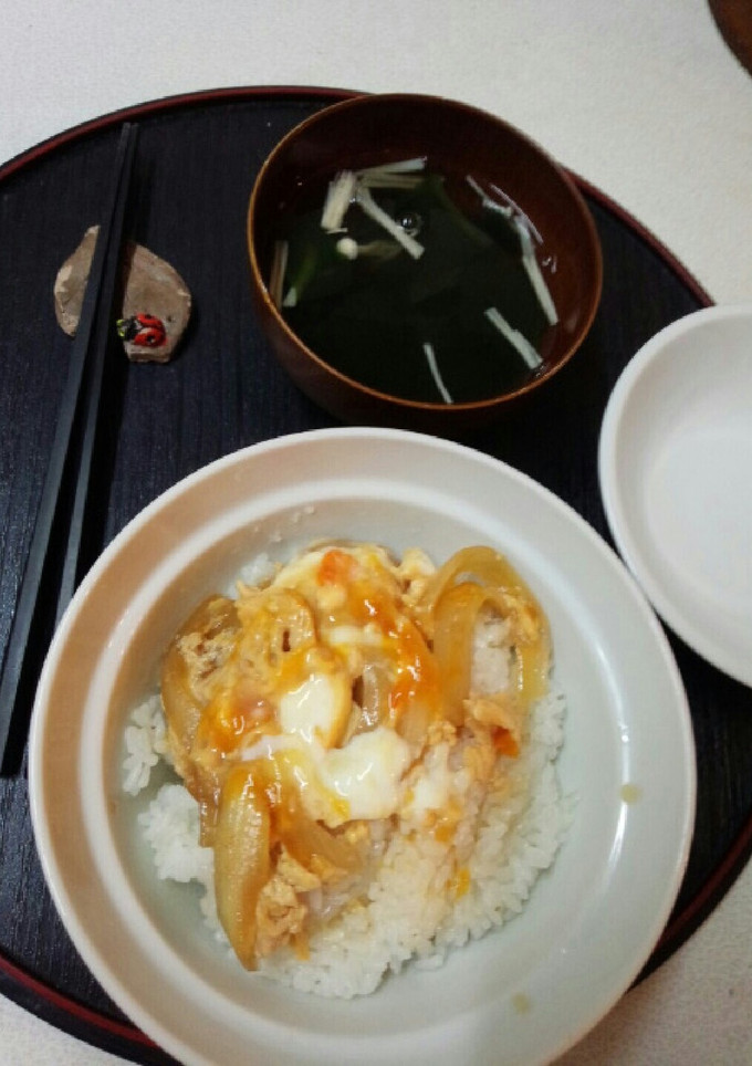 血管プラークダイエット食728（娘丼）-レシピのメイン写真