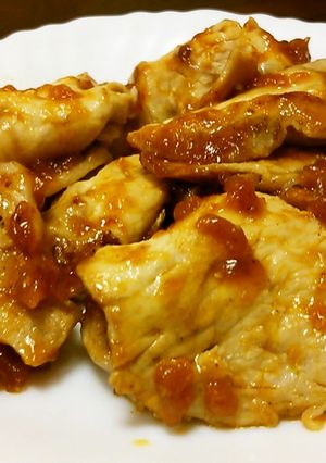 薄切り豚の“餡ソース”焼き。-レシピのメイン写真