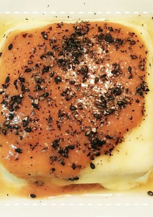 レンジだけで簡単！みそチーズ温やっこ-レシピのメイン写真