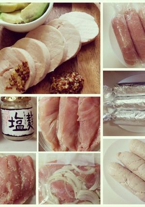 キャンプメシ＊鶏ハム-レシピのメイン写真