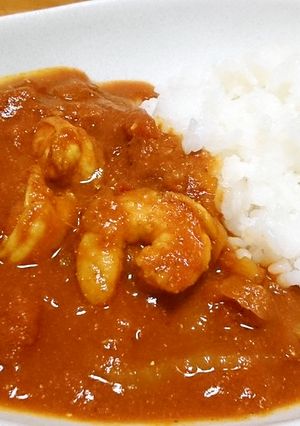 本格派！えびとトマトのカレー♪-レシピのメイン写真