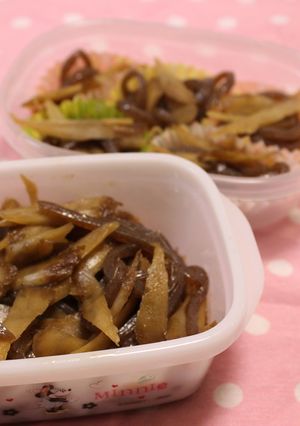 ごぼうと糸こんにゃくのきんぴら-レシピのメイン写真