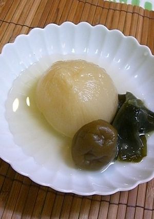 梅酒の梅で上品煮物-レシピのメイン写真