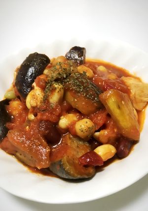こってりピリ辛☆大豆と鶏肉のトマト煮-レシピのメイン写真