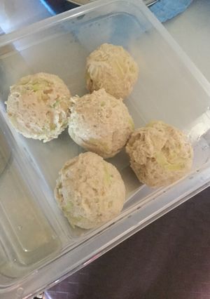 鳥ひきとおからでもちもち弾力肉団子♪-レシピのメイン写真