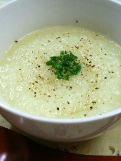 水無し!新玉ねぎのすりおろしスープ-レシピのメイン写真