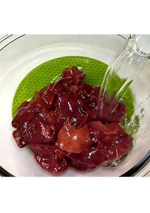 鶏レバー・ハツの水の下処理★動画あり★-レシピのメイン写真