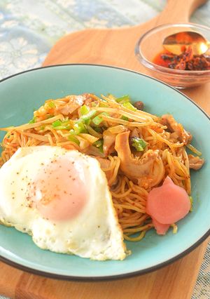 麻辣藤椒香醤が香るアジアン焼きそば♪-レシピのメイン写真