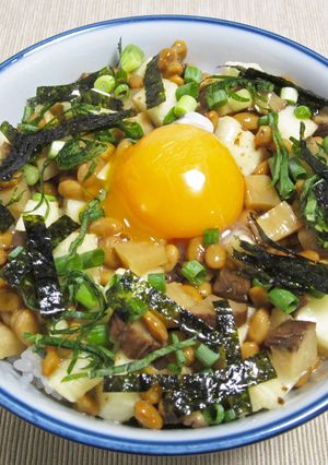 いぶりがっこ丼-レシピのメイン写真