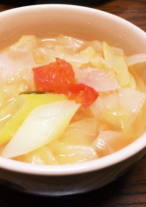 簡単、健康的!旨味がたくさん野菜スープ♡-レシピのメイン写真