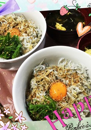 旬だから♡シラス丼-レシピのメイン写真