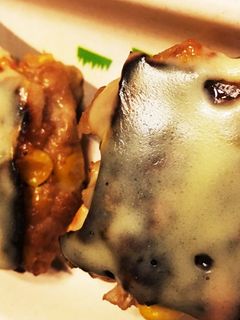 離乳食 完了期 手づかみ茄子のはさみ焼き-レシピのメイン写真