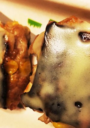 離乳食 完了期 手づかみ茄子のはさみ焼き-レシピのメイン写真