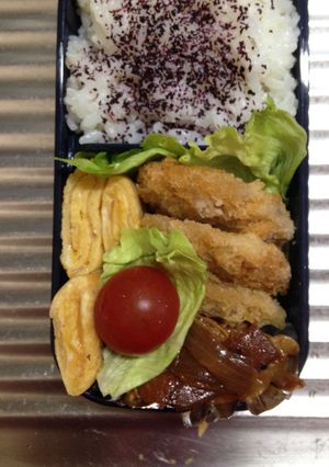 お弁当①〔一口とんかつ〕-レシピのメイン写真
