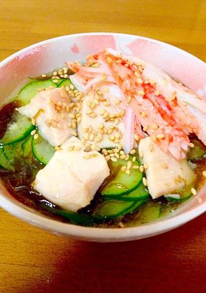 簡単もずく酢の酢の物-レシピのメイン写真