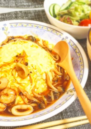 和風オムライス-レシピのメイン写真