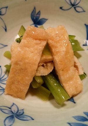 薄揚げと小松菜の煮もの-レシピのメイン写真