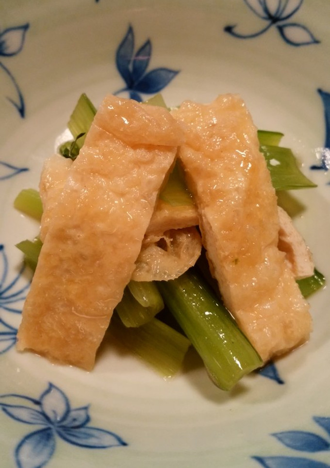薄揚げと小松菜の煮もの-レシピのメイン写真