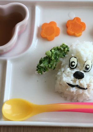 ワンワンプレート 1歳バースデー-レシピのメイン写真