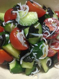 簡単♪ちょっとだけ韓国風サラダ-レシピのメイン写真