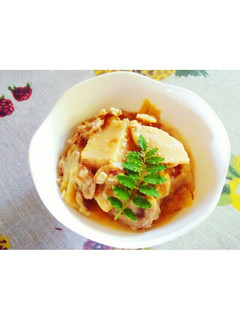 筍と豚肉の味噌炊き-レシピのメイン写真