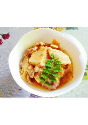 筍と豚肉の味噌炊き-レシピのメイン写真