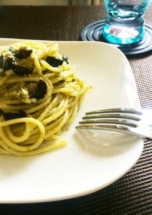 混ぜるだけ☆ジェノベーゼオリーブパスタ-レシピのメイン写真