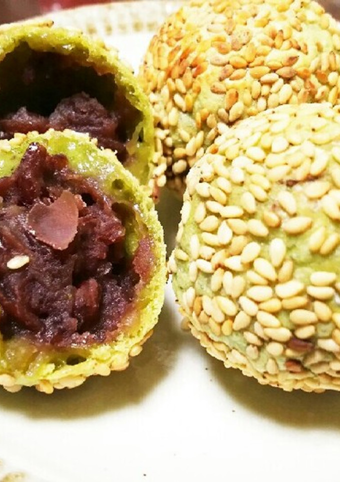 簡単☆揚げない☆豆腐白玉ごま団子-レシピのメイン写真