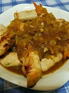 豚肉の野菜巻き オニオンソースがけ-レシピのメイン写真