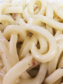 パスタソースで簡単!カルボナーラうどん-レシピのメイン写真
