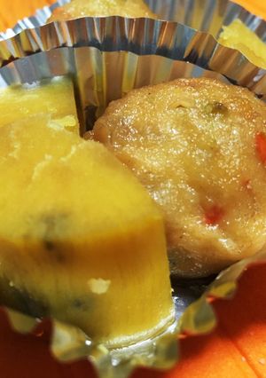 幼児食に！がんもとサツマイモの煮物-レシピのメイン写真