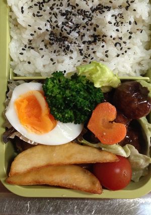 お弁当③〔ミートボール〕-レシピのメイン写真