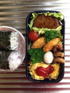 お弁当⑤〔ハンバーグ〕-レシピのメイン写真