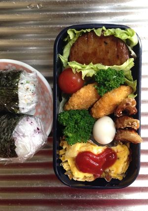 お弁当⑤〔ハンバーグ〕-レシピのメイン写真