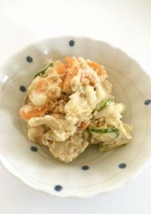 いつもと違うポテトサラダ～和風胡麻～-レシピのメイン写真