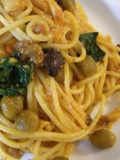 お豆でヘルシーミートソースパスタ-レシピのメイン写真