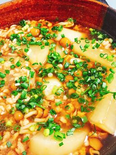 大根となめこの鶏そぼろあんかけ-レシピのメイン写真