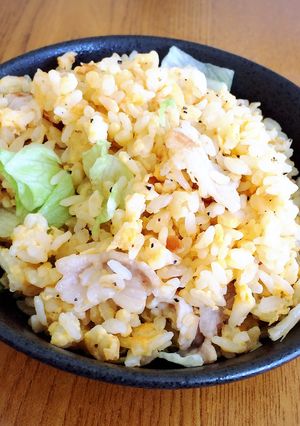 残り野菜で簡単パラパラチャーハン!-レシピのメイン写真
