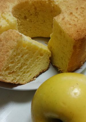 ふわふわ☆りんごレモンシフォンケーキ☆-レシピのメイン写真