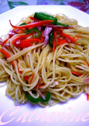 野菜＆ベーコンの昆布茶パスタ★-レシピのメイン写真