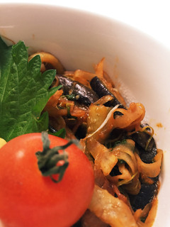 茄子とごぼうの炒めもの…トマト風味-レシピのメイン写真