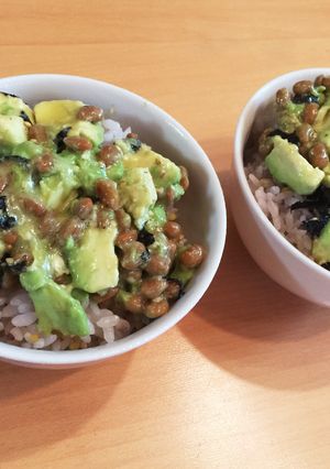 ちゃちゃっと★アボガド納豆丼-レシピのメイン写真