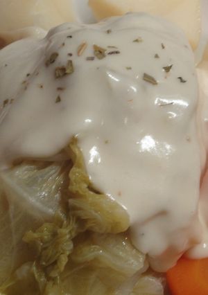 春キャベツの丸ごとロールキャベツ-レシピのメイン写真