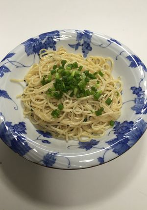 青菜おむすび山で簡単パスタ-レシピのメイン写真