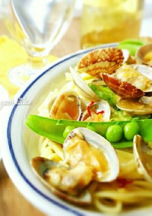 あさりと春キャベツ✾簡単ボンゴレビアンコ-レシピのメイン写真