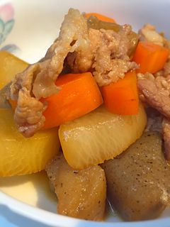 簡単!絶品♪豚コマと大根の煮物-レシピのメイン写真